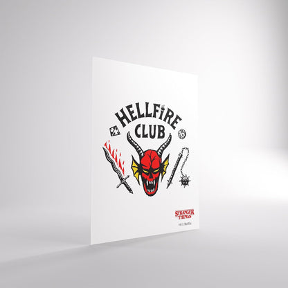 ggs15024ml- 50 Standard Size Sleeves - Stranger Things - Hellfire Club