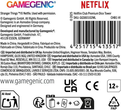 Gamegenic: Stranger Things - Hellfire Club Premium Dice Tower