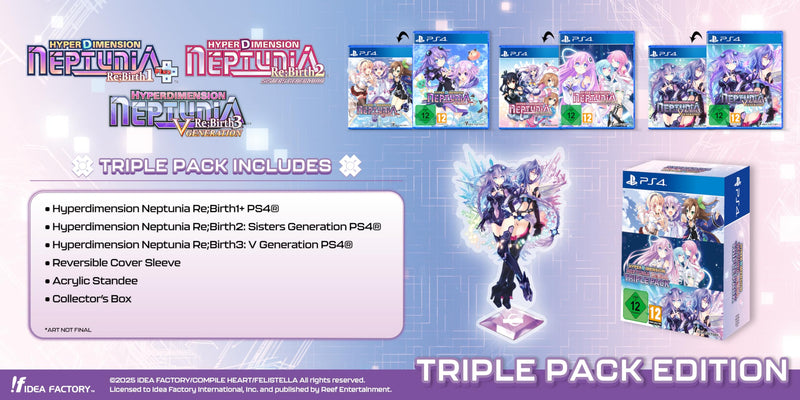 Hyperdimension Neptunia Re;Birth Series (1-3) Triple Pack (PS4