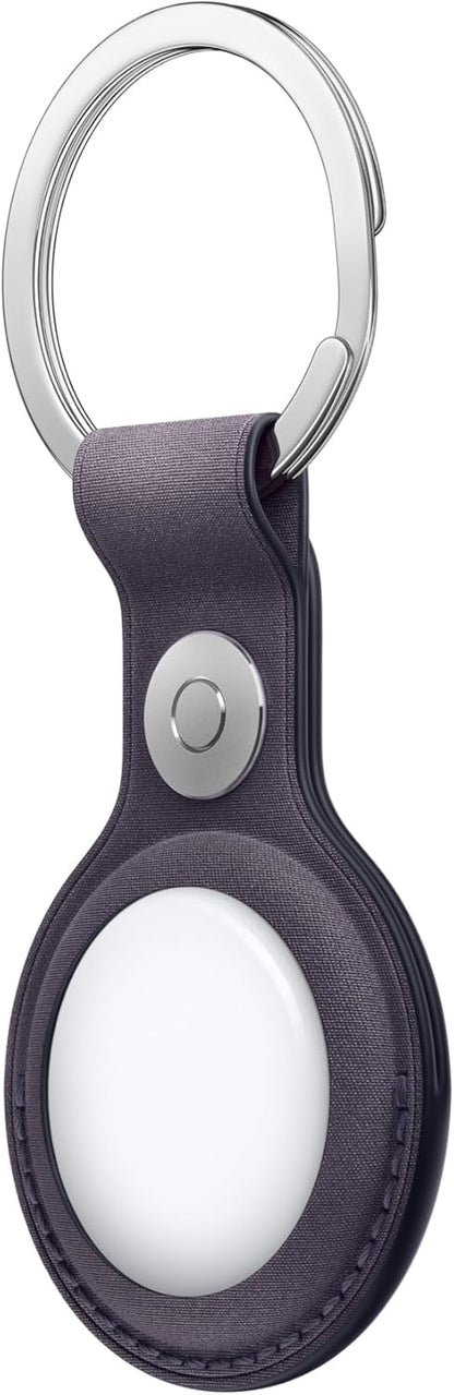 Apple - Case For Airtag - Stainless Steel, Microtwill - Midnight Purple - For Airtag