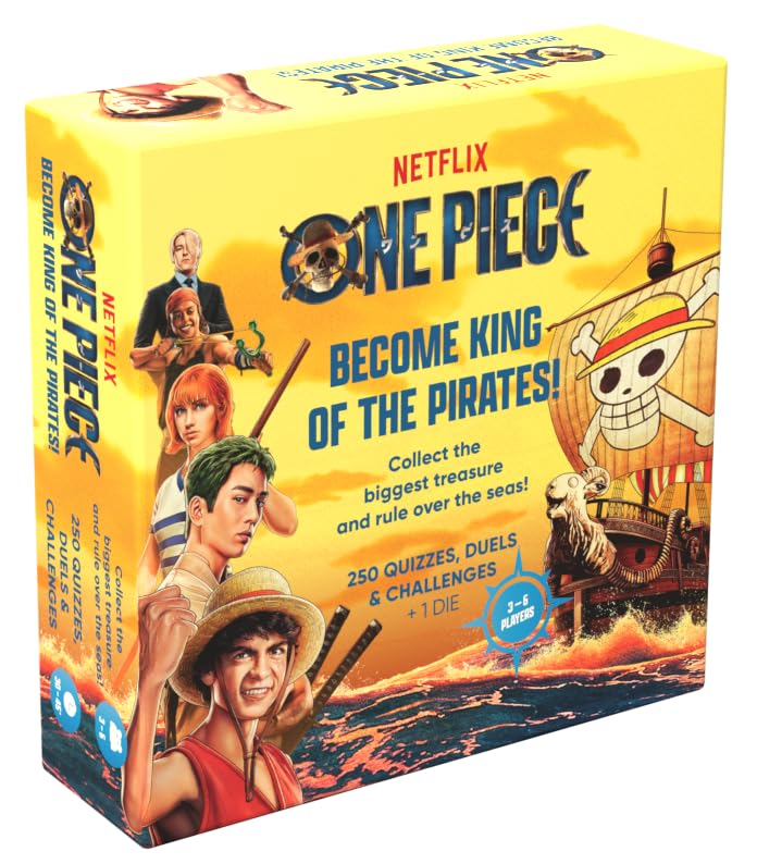 One Piece: Become King of the Pirates Board Game, 3-6 Players, Ages 14+, 250 Challenges