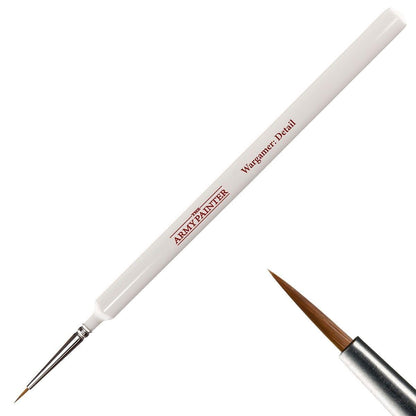 The Army Painter Wargamer Detail Brush with Rotmarder Sable Hair, Detail Brush for Wargames, Roleplaying and Tabletop Miniature Model Painting