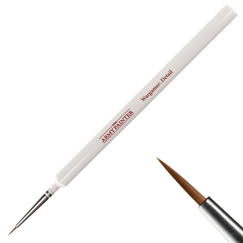 The Army Painter Wargamer Detail Brush with Rotmarder Sable Hair, Detail Brush for Wargames, Roleplaying and Tabletop Miniature Model Painting