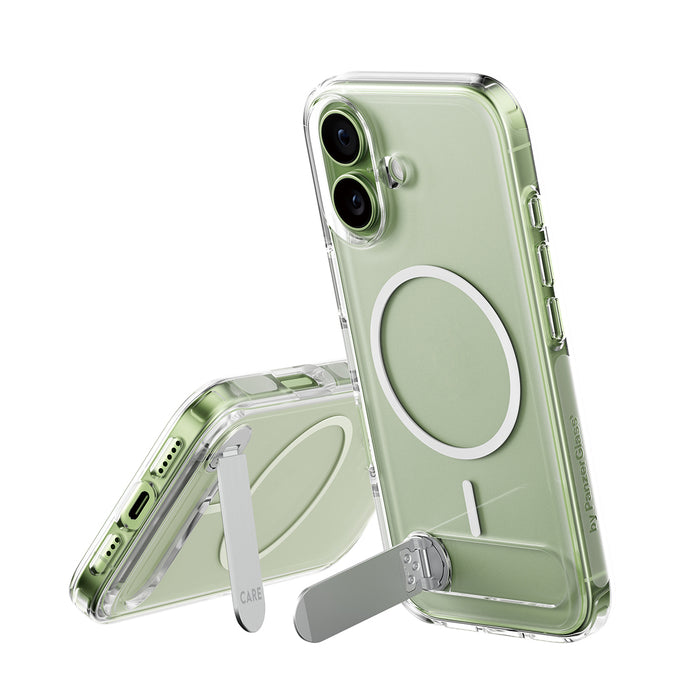 PanzerGlass CARE by ® Feature Case Transparent w. Kickstand & MagSafe iPhone 17