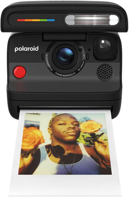 Polaroid Flip Instant Camera with Sonar Autofocus and Retro Design (Black