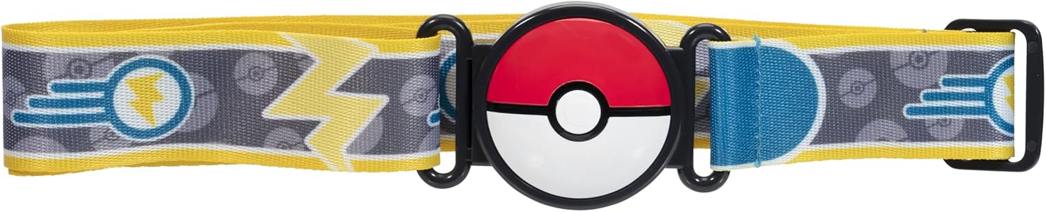 Pokémon Pikachu Clip 'N' Go Belt Set - Includes Themed Belt and 2-Inch Pikachu Battle Figure with Heal Ball and Quick Ball Accessories