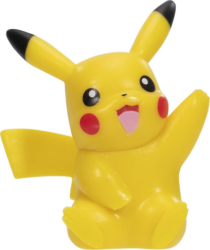 Pokémon Pikachu Clip 'N' Go Belt Set - Includes Themed Belt and 2-Inch Pikachu Battle Figure with Heal Ball and Quick Ball Accessories