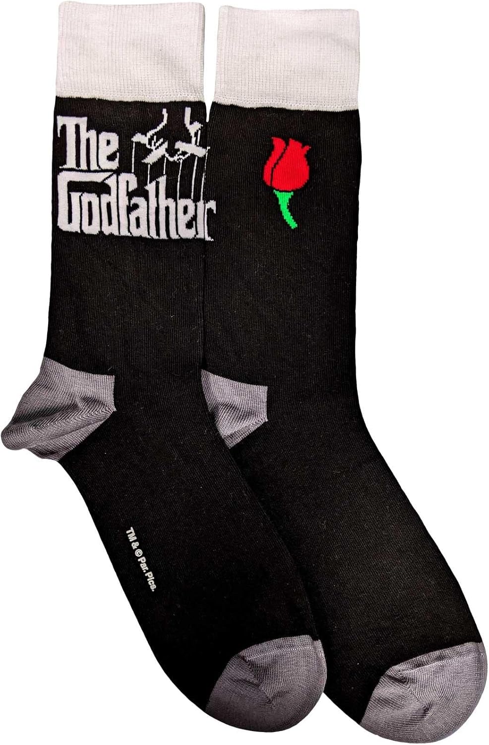 Ankle Socks # Uk Size 7 - 11 Unisex Black # Logo Gold