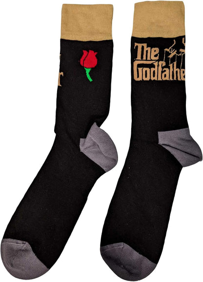 Ankle Socks # Uk Size 7 - 11 Unisex Black # Logo Gold