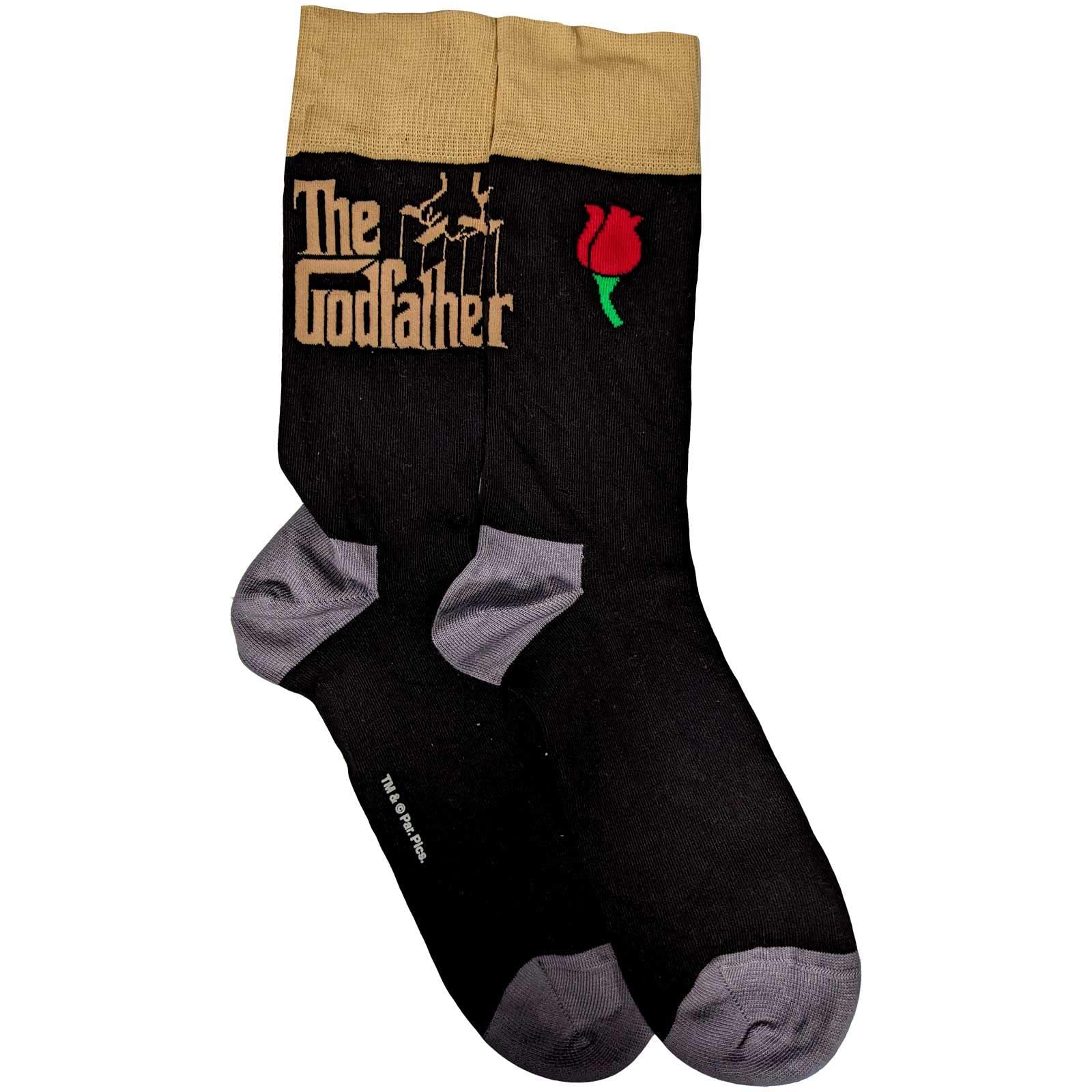 Ankle Socks # Uk Size 7 - 11 Unisex Black # Logo Gold