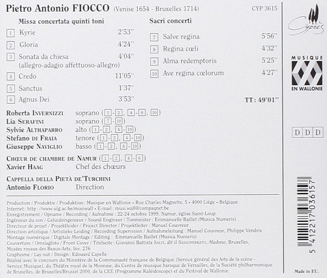 Fiocco P.A. Missa Concertata S