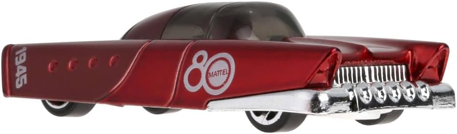 Hot Wheels Mattel Dream Mobile, 80th Anniversary Collector's Edition, Die-Cast Model Car, Red