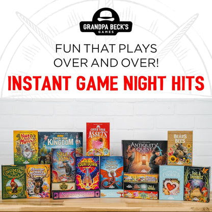 Grandpa Beck’s Games | 3-2-1 Countdown | Card Game | Ages 7+ | 2-8 Players | 15-30 Minutes Playing Time