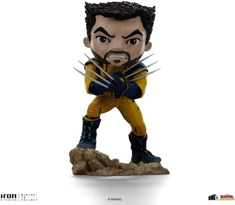 Iron Studios Collectible Statue Art Scale 1/10 Deadpool and Wolverine Set (Unmasked) - Minico PVC Resin Multicolor 5.5 inches