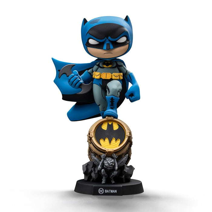 Iron Studios Collectible Statue Art Scale 1/10 Batman on Bat Signal (Blue Variant) - Minico PVC Multicolor 7.5 inches