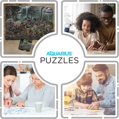 AQUARIUS Jurassic World Size Chart 3000pc Puzzle (3000 Piece Jigsaw Puzzle) - Glare Free - Precision Fit - Officially Licensed Jurassic World Merchandise & Collectibles - 42x35 Inches