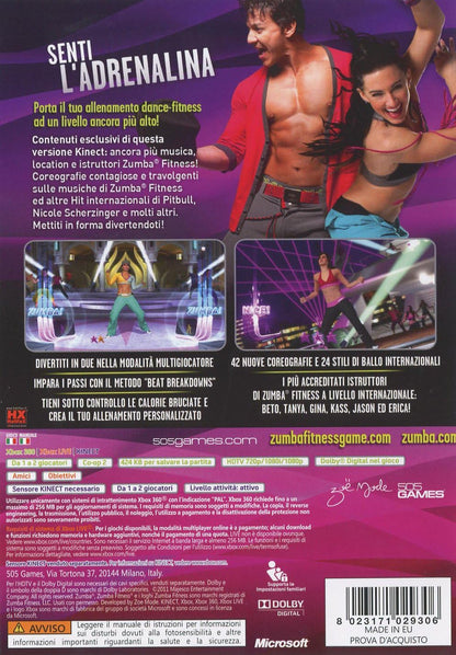 Gioco X360 Zumba 2 Rush