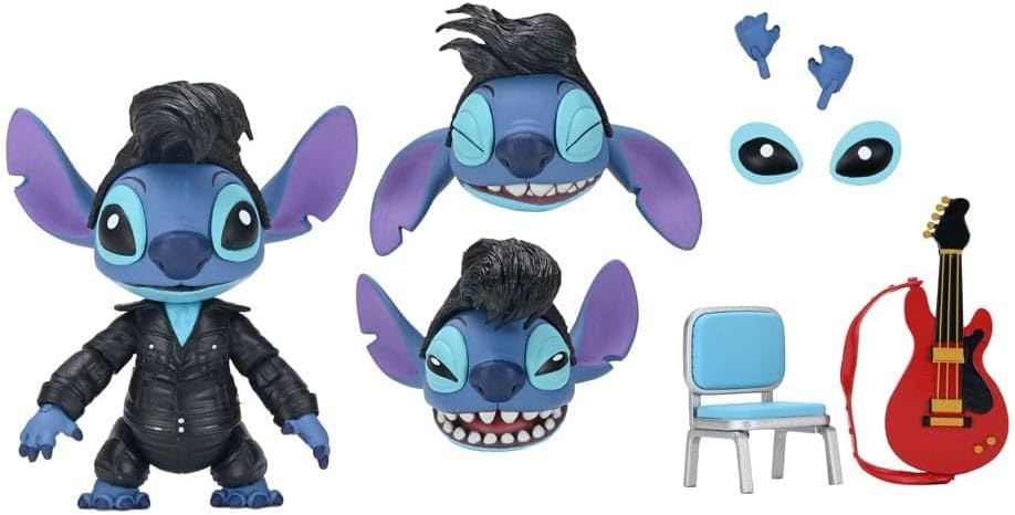Ultimate Elvis Singer Stitch Version Figure 7cm Disney Lilo & Stitch