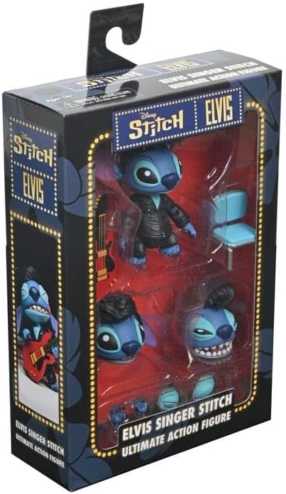 Ultimate Elvis Singer Stitch Version Figure 7cm Disney Lilo & Stitch