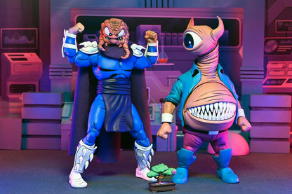 NECA - Teenage Mutant Ninja Turtles (Archie Comics) - 7” Scale Action Figures - Krang/Shredder Figure