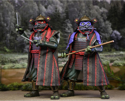 NECA Teenage Mutant Ninja Turtles 3 (Movie) - Turtles in Time- 1:7 Scale Collectible Action Figures, Donatello & Raphael 2-Pack
