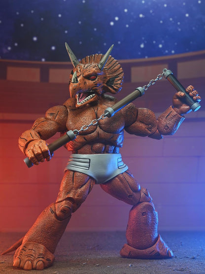 Triceraton Gladiator Scale Action Fig. 18cm Teenage Mutant Ninja Turtles Mirage Comics