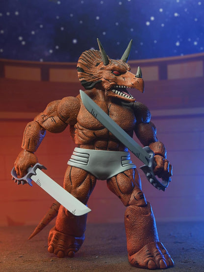 Triceraton Gladiator Scale Action Fig. 18cm Teenage Mutant Ninja Turtles Mirage Comics