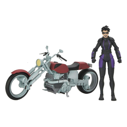Casey Marie with Last Ronin Motorcycle Scale Action Figure 18cm Teenage Mutant Ninja Turtles The Last Ronin