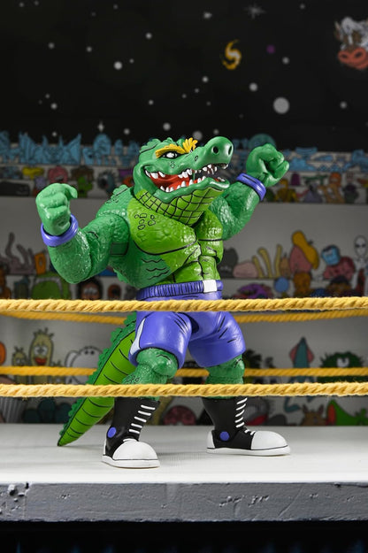Neca : Teenage Mutant Ninja Turtles Archie Comics Stump Wrestling Leatherhead