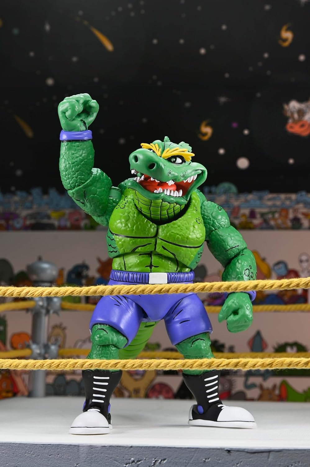 Neca : Teenage Mutant Ninja Turtles Archie Comics Stump Wrestling Leatherhead