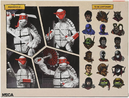 Teenage Mutant Ninja Turtles Black and White First Turtles 7" Action Figures, Set of 2