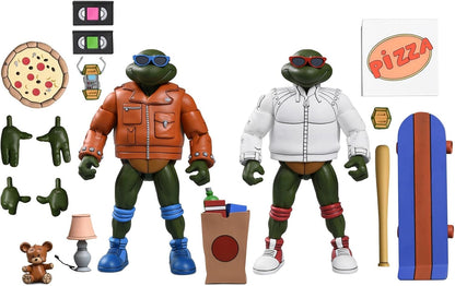 Punk Leonardo and Punk Raphael Set 2 Scale Action Figures 18cm Teenage Mutant Ninja Turtles Cartoon