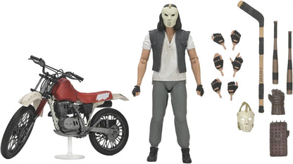 NECA Teenage Mutant Ninja Turtles Casey Jones Action Figure with Dirtbike, Accessories