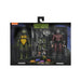 NECA Teenage Mutant Ninja Turtles Leonardo and Shredder Action Figures 2 Pack with Accessories Collectible Set
