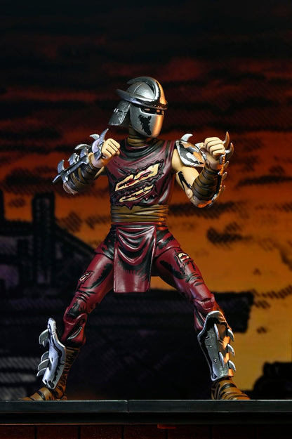 NECA Teenage Mutant Ninja Turtles Mirage Comics Battle Damaged Shredder 7 inch Action Figure
