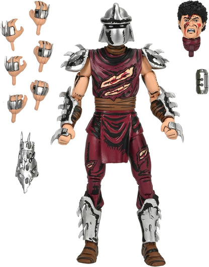 NECA Teenage Mutant Ninja Turtles Mirage Comics Battle Damaged Shredder 7 inch Action Figure