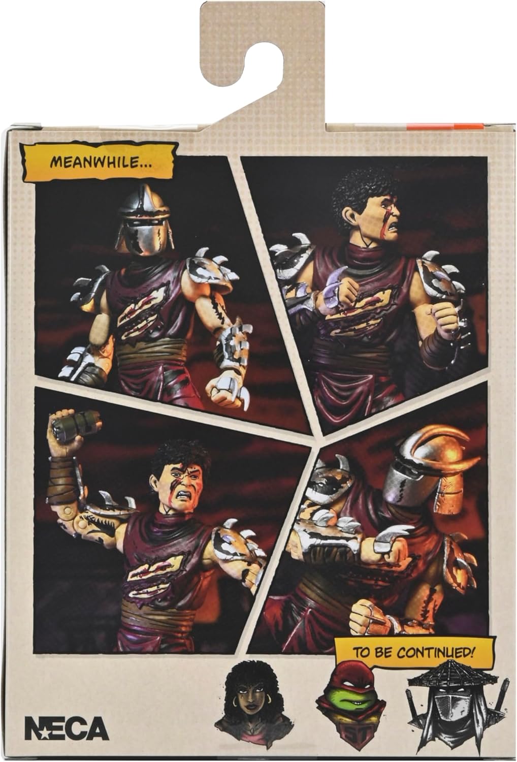 NECA Teenage Mutant Ninja Turtles Mirage Comics Battle Damaged Shredder 7 inch Action Figure