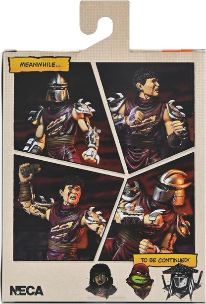 NECA Teenage Mutant Ninja Turtles Mirage Comics Battle Damaged Shredder 7 inch Action Figure
