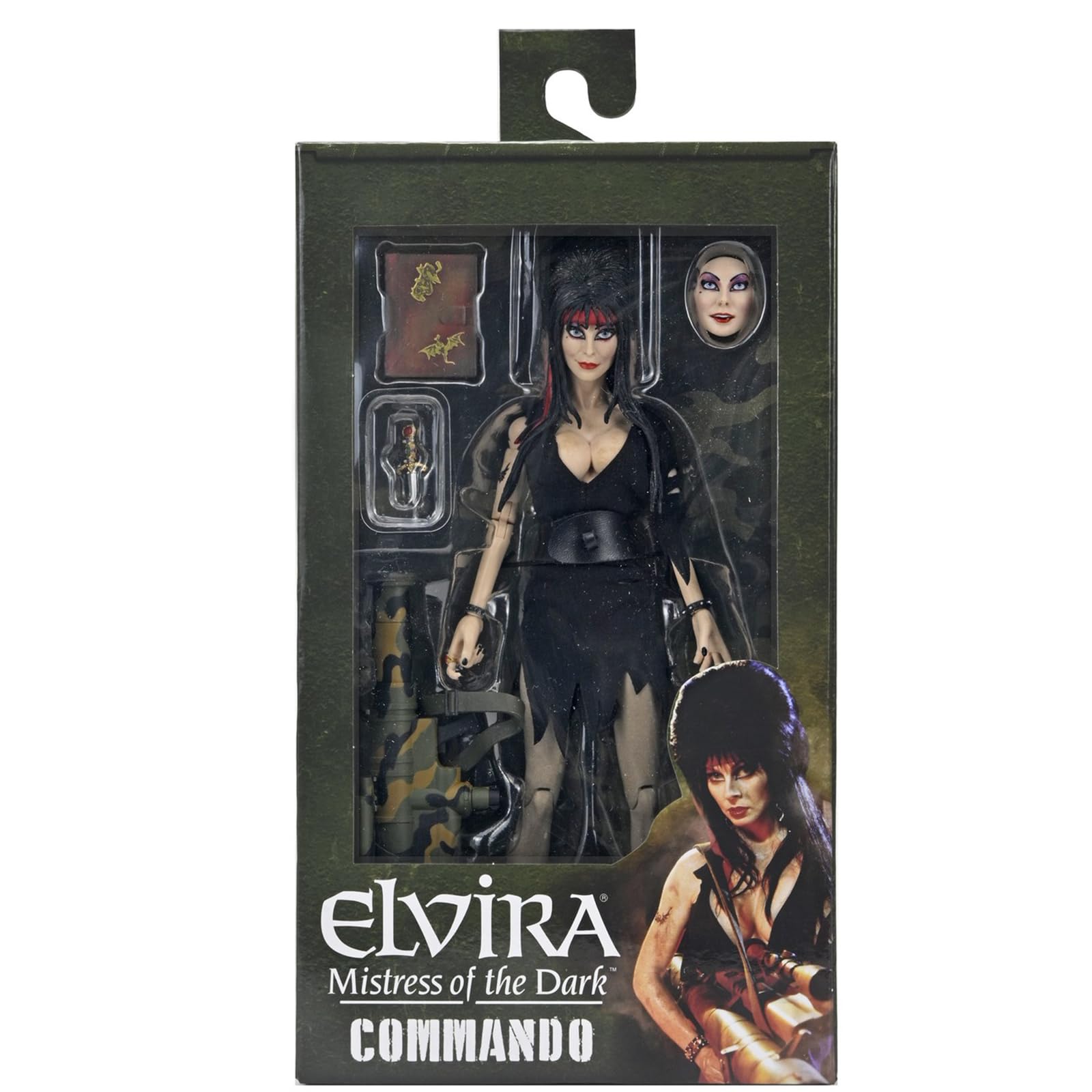 Commando Elvira Clothed Action Figure 20 cm Elvira