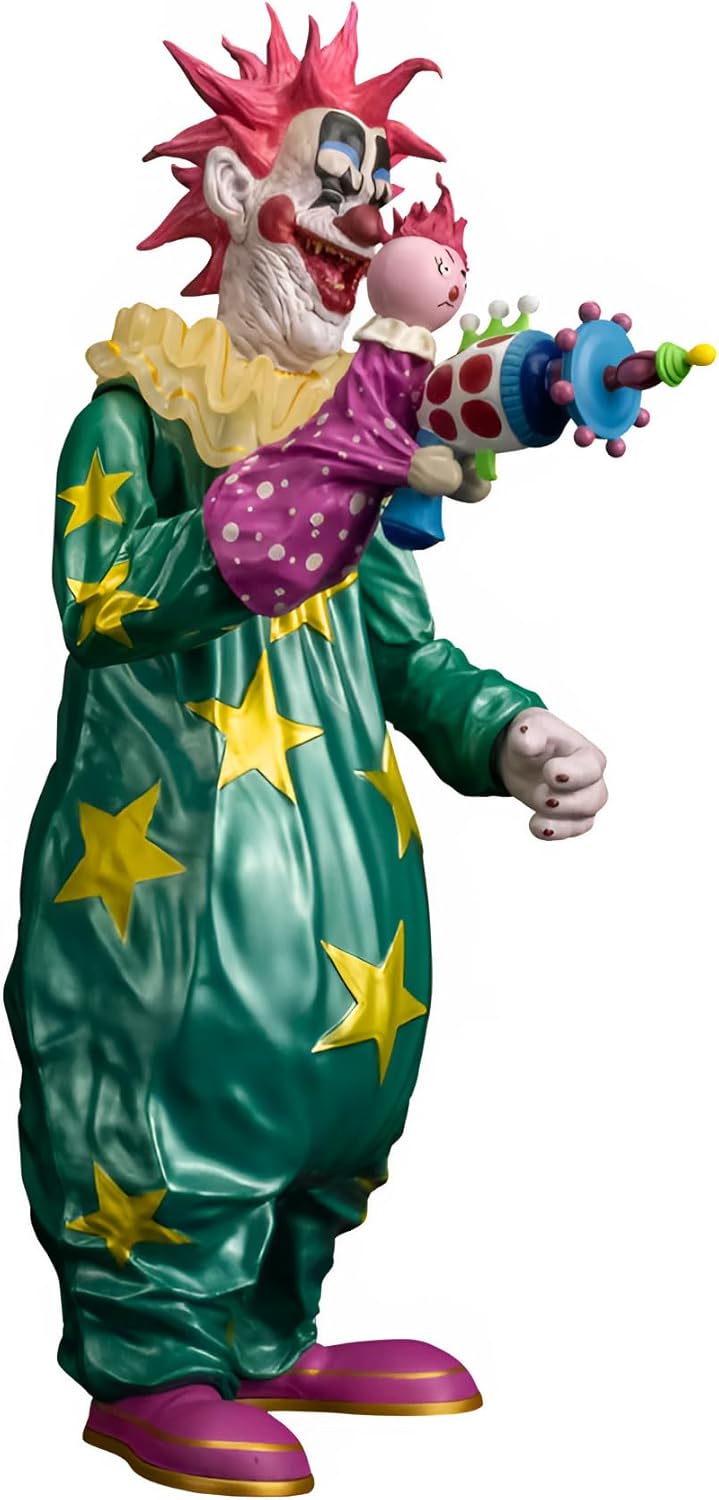 Trick Or Treat Studios Killer Klowns  Spikey Action Figure, Scream Greats Series 2, 8-inch Scale, Collectible Display