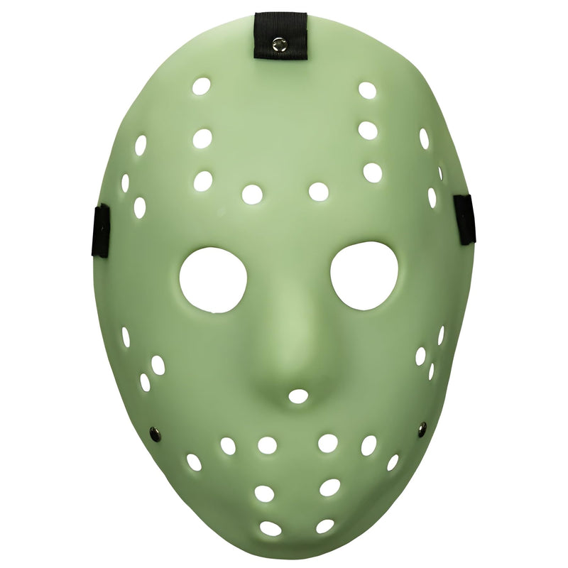 Trick Or Treat Studios Mabry Monsters Glow in The Dark Killer Goalie Mask Multicolor, Multicolor, One Size