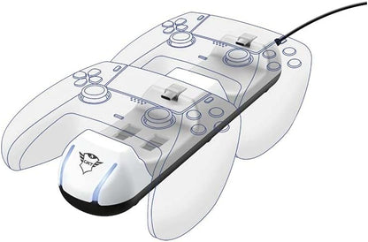 Trust Gaming GXT 251 Duo Charging Dock for PS5 Dualsense Controller (White) /PS5