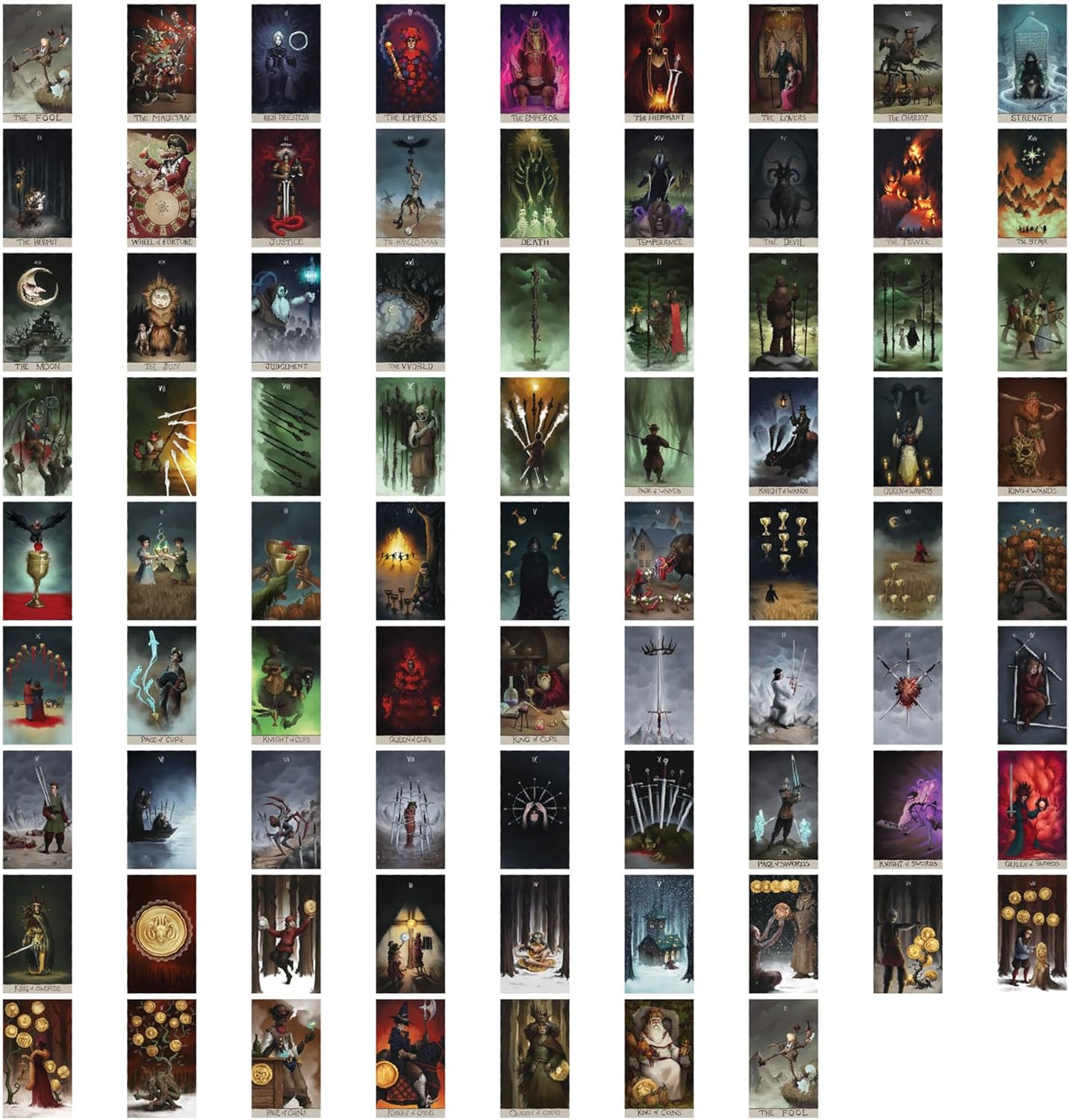 The Crooked Moon Tarot Set