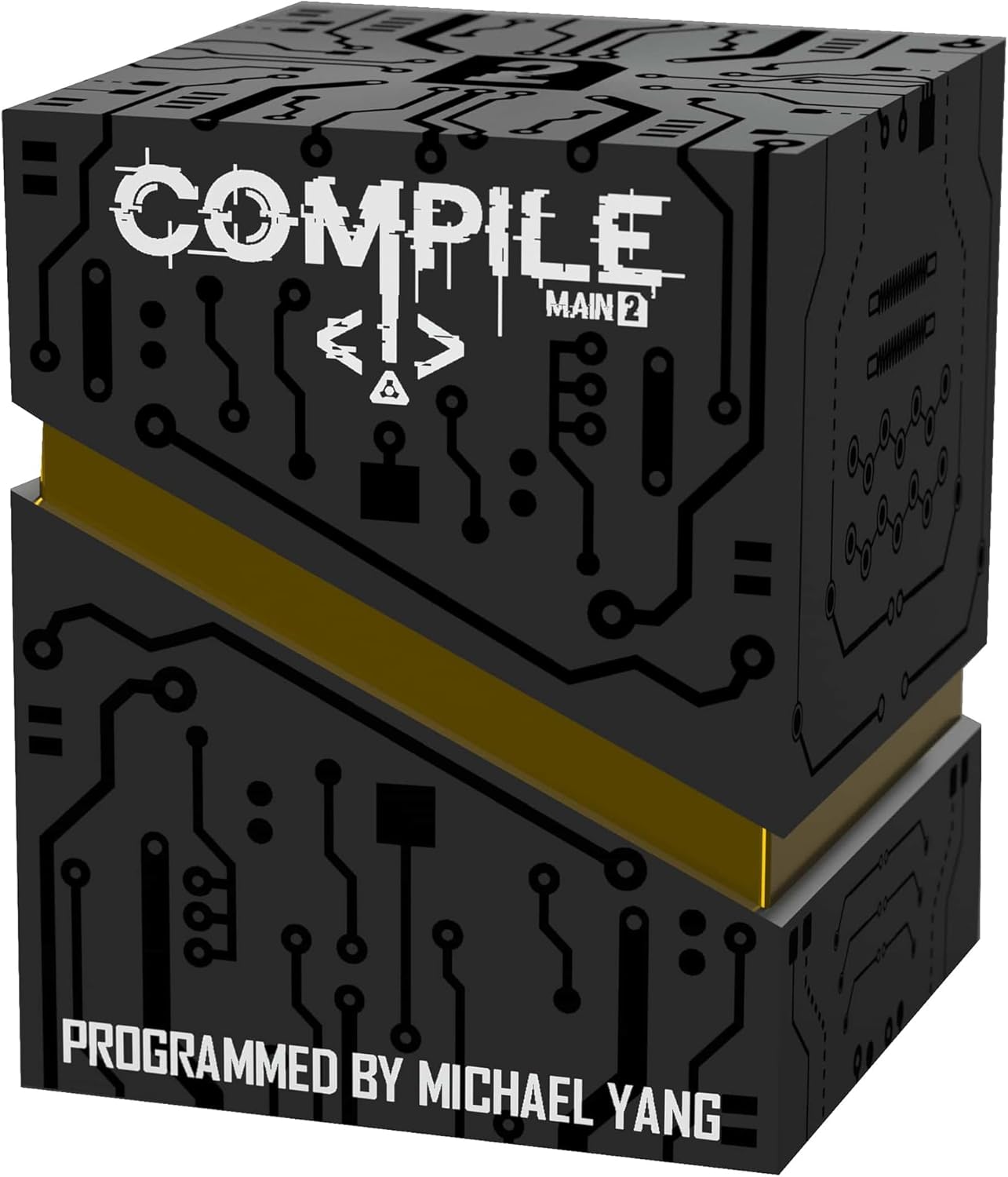 Greater Than Games: Compile: Main 2 - Area Control Strategy Card Game, Play As Competing Artificial Intelligence, Ages 14+, 2 Players, 20 Min