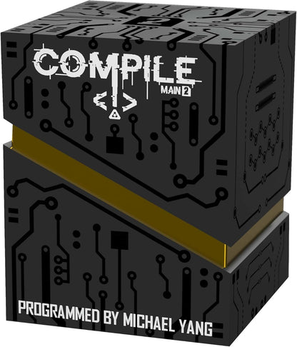 Greater Than Games: Compile: Main 2 - Area Control Strategy Card Game, Play As Competing Artificial Intelligence, Ages 14+, 2 Players, 20 Min