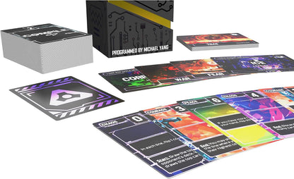 Greater Than Games: Compile: Main 2 - Area Control Strategy Card Game, Play As Competing Artificial Intelligence, Ages 14+, 2 Players, 20 Min