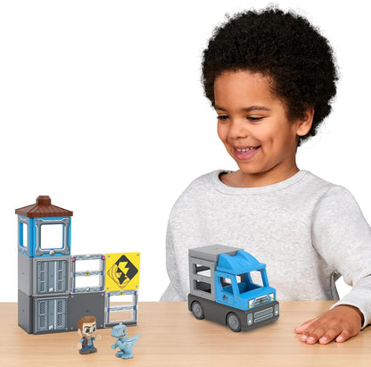 Tile Town - Jurassic World Dino Rescue, Magnetic Building Set (90313)