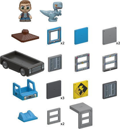 Tile Town - Jurassic World Dino Rescue, Magnetic Building Set (90313)
