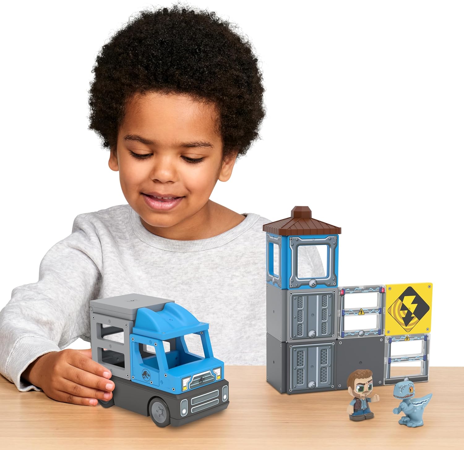 Tile Town - Jurassic World Dino Rescue, Magnetic Building Set (90313)