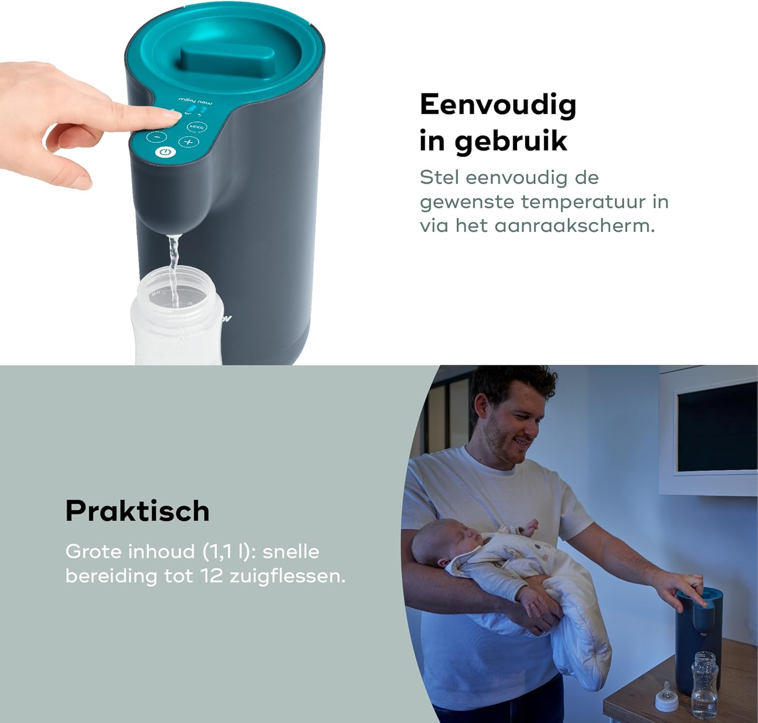 Babymoov - Milky Now Hot Water Dispenser - 1.1 Liter